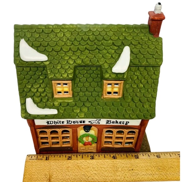 Dept 56 White Horse Bakery Dickens Village VTG 1988 Heritage Collection Cord Box - Picture 13 of 15